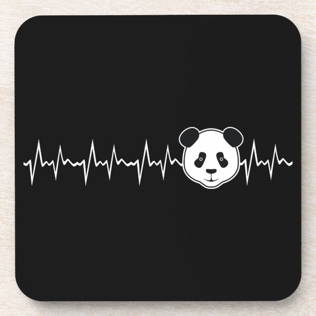 Panda Lover Getränkeuntersetzer (Vorderseite)