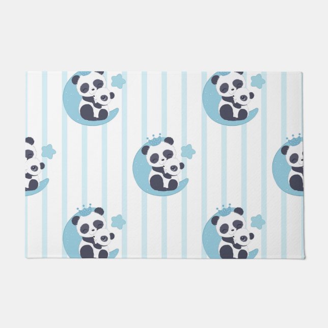 Panda Lover Life Is Better With A Panda Fußmatte (Vorderseite)