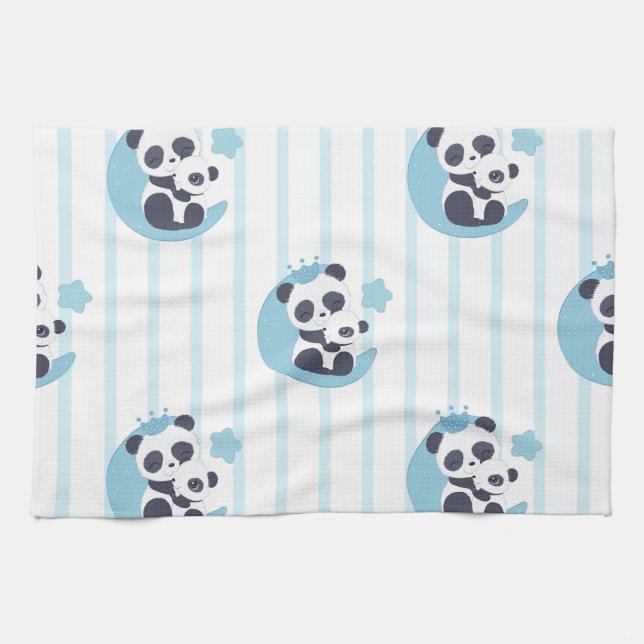 Panda Lover | Life Is Better With A Panda Geschirrtuch (Horizontal)