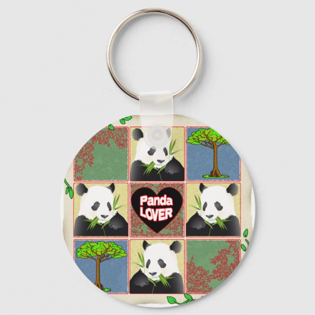 PANDA LOVERS - GIFTS SCHLÜSSELANHÄNGER (Vorderseite)