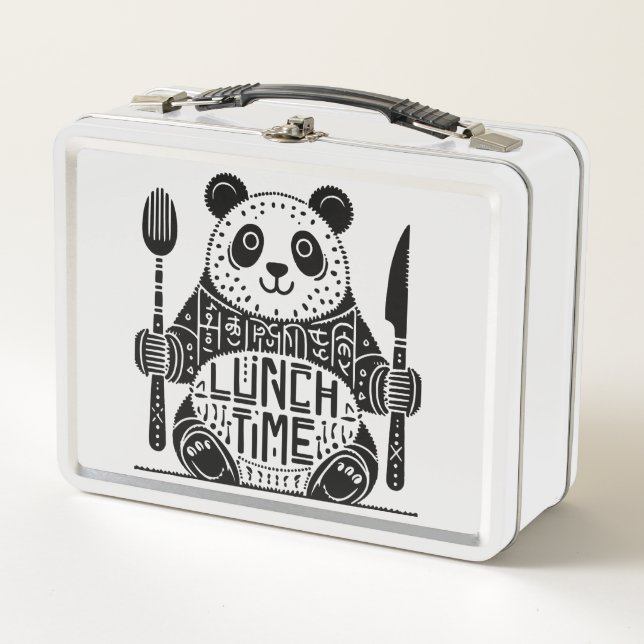 Panda Lunch Box - Snack, Smile, Play! (Devant)