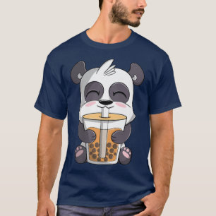 Panda lustige niedliche Kawaii Anime Panda Drink B T-Shirt