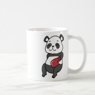 Panda macht Boxing Kaffeetasse