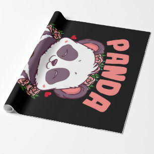 Panda-Mama Geschenk für die eigentümerische Pand Geschenkpapier