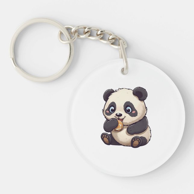 Panda mange un biscuit (Devant)
