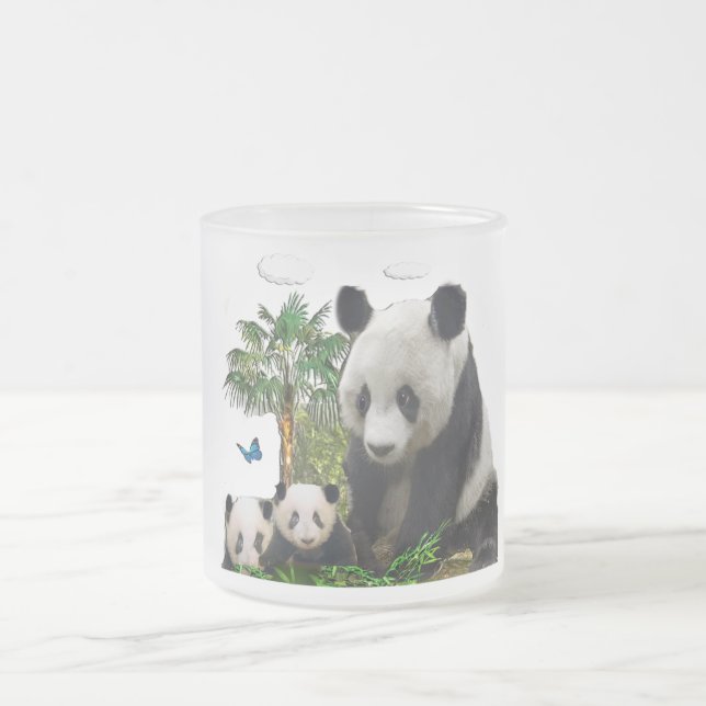Panda Mattglastasse (Mittel)