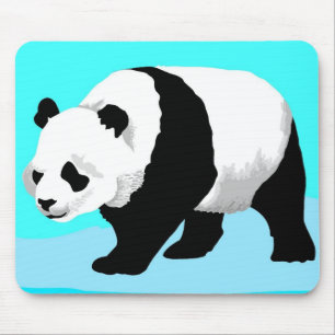Panda-Mausunterlage Mousepad