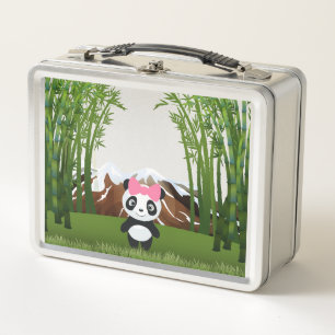Panda metall brotdose