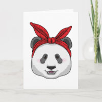 Panda mit Bandana