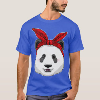 Panda mit Bandana T-Shirt