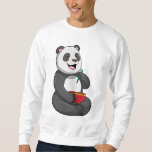 Panda mit Bowl Ramen Sweatshirt
