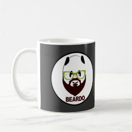 Panda mit grüner Brille BEARDO Kaffeetasse