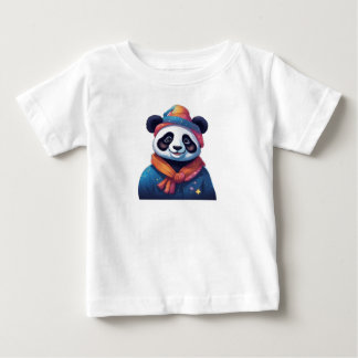 Panda mit Hut Baby T-shirt