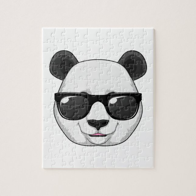 Panda mit Sonnenbrille (Vertikal)