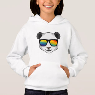 Panda mit Sonnenbrille Hoodie