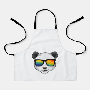 Panda mit Sonnenbrille Schürze