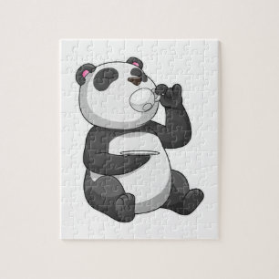 Panda mit Teecup