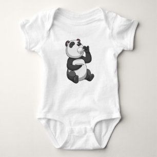 Panda mit Teecup Baby Strampler