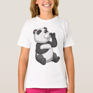 Panda mit Teecup T-Shirt