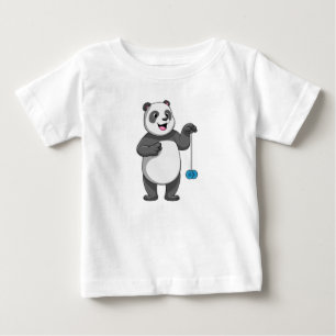 Panda mit Yo-yo Baby T-shirt