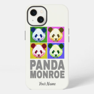 Panda Monroe Bär Pop Art Portrait iPhone Hülle