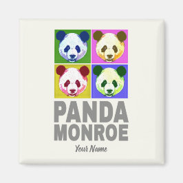 Panda Monroe Bear Pop Magnet