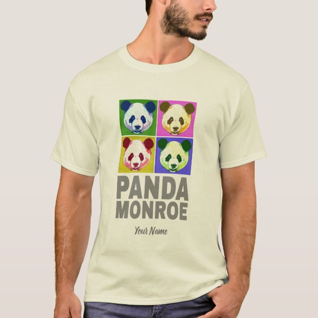 Panda Monroe Bear Pop T-Shirt (Vorderseite)