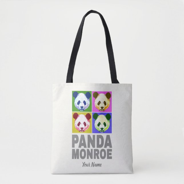 Panda Monroe Bear Pop Tasche (Vorderseite)