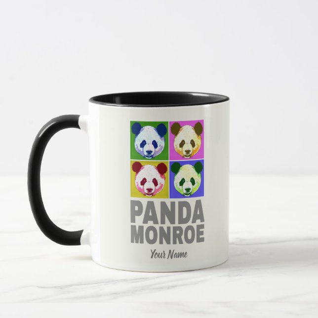 Panda Monroe Bear Pop Tasse (Links)