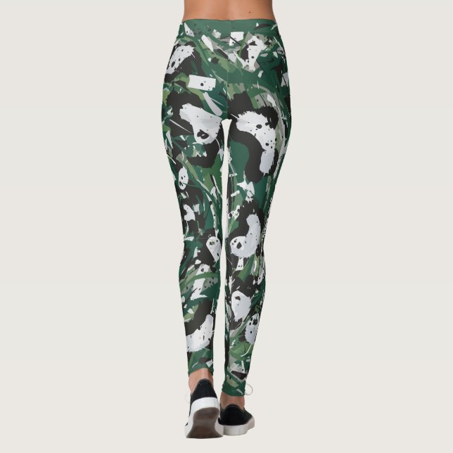 Panda-Monster Leggings (Rückseite)