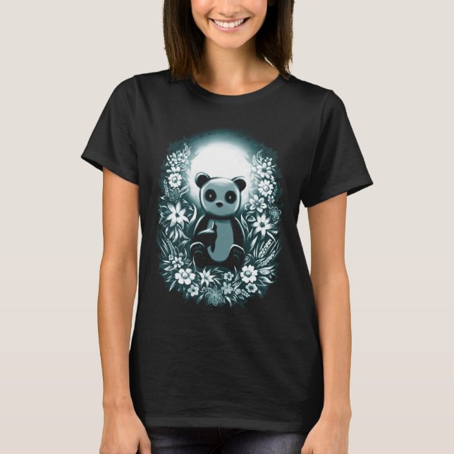 Panda Moon T-Shirt (Vorderseite)