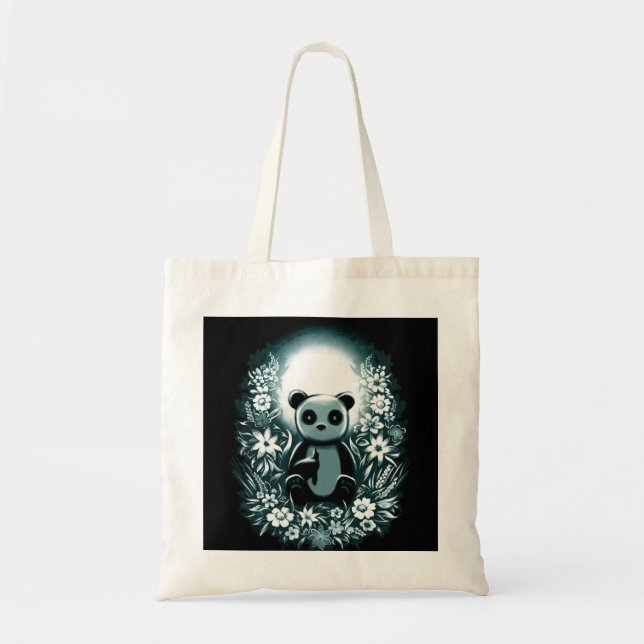 Panda Moon Tragetasche (Vorne)