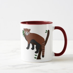 Panda Mug rouge