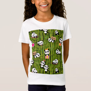 Panda-Muster 2 T-Shirt