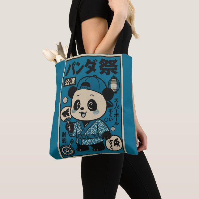 Panda nach Dark Tasche (Von Nahem)