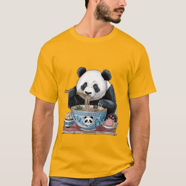 Panda-Nadeln T-Shirt (Vorderseite)