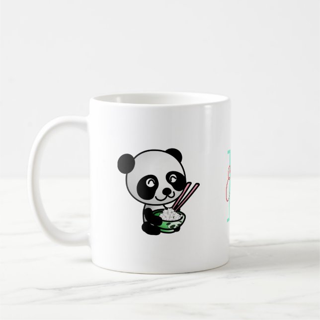Panda Named Mug (Gauche)