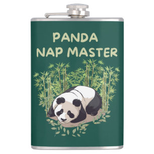 Panda Nickerchen Master Flachmann