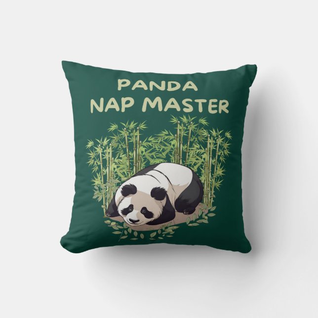 Panda Nickerchen Master Kissen (Vorderseite)