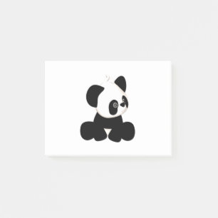 Panda niedlich Design Post-it Klebezettel