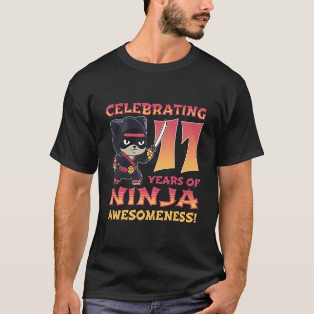Panda Ninja I'M 1 Eleven Ninja 1Nd T-Shirt (Vorderseite)