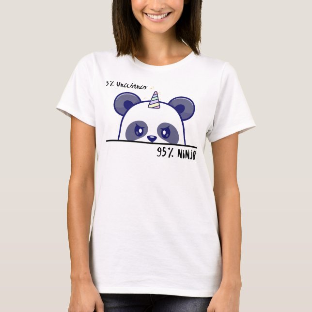 Panda Ninja T-Shirt (Vorderseite)