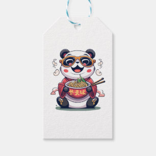 Panda Noodles Geschenkanhänger