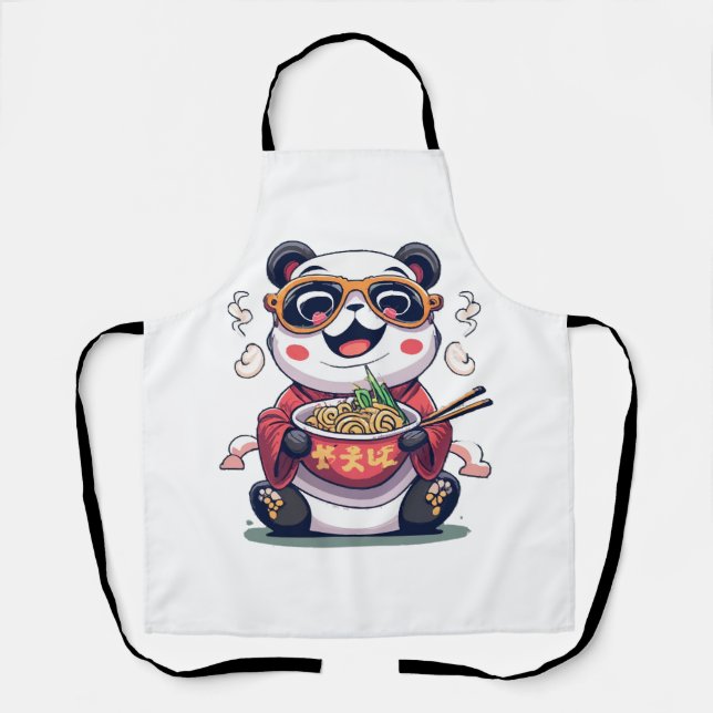 Panda-Nudeln Schürze (Vorderseite)