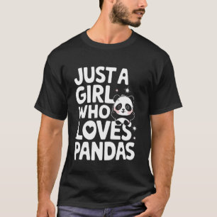 Panda Nur Ein Mädchen Das Pandas Liebt T-Shirt