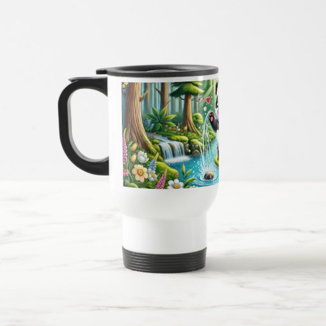 Panda of Luck Travel Mug 1 Reisebecher (Links)