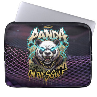 Panda on the Gulf - Edgy Urban Streetwear Graphic Laptopschutzhülle