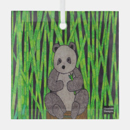 Panda - Ornement en Verre