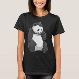 Panda Painter Paint-Pinsel T-Shirt