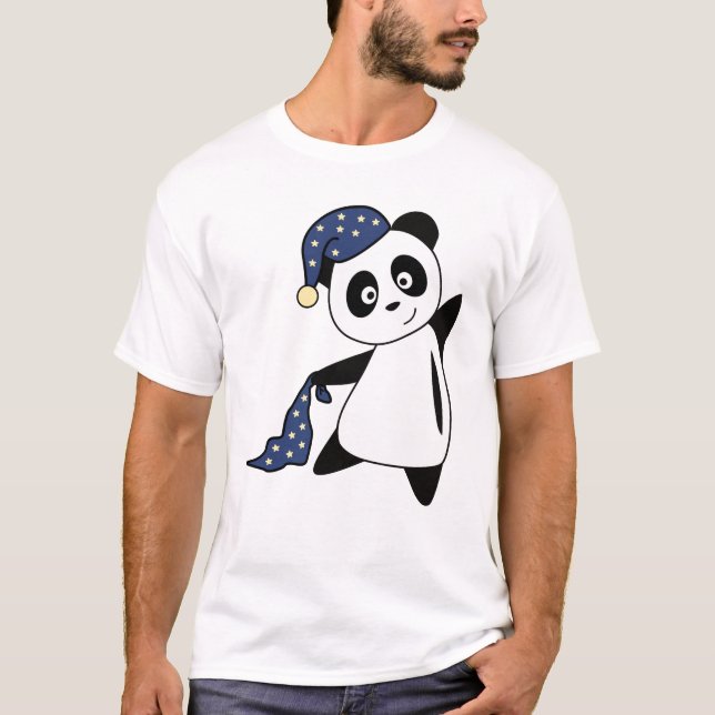 Panda Panda Bear Sleepyhead Bear T-Shirt (Vorderseite)